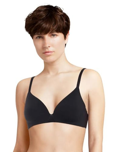 Chantelle ESSENTIALL, Bügelloser Triangel T-Shirt BH, Unnsichtbare Unterwäsche für Damen, Schwarz, im Sale